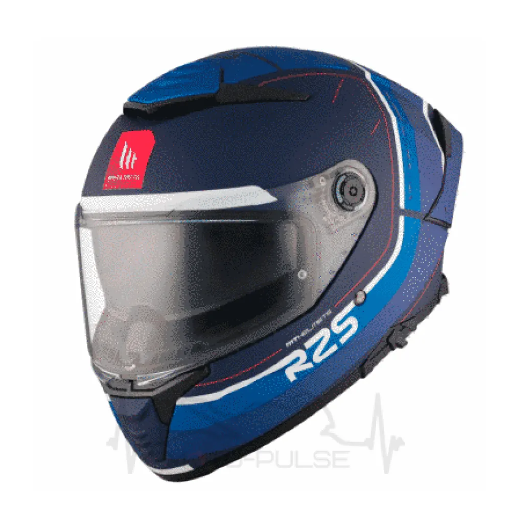 Мотошолом MT Thunder 4 R25 С7 Black/Blue M